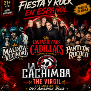 noche de rock en español y baile