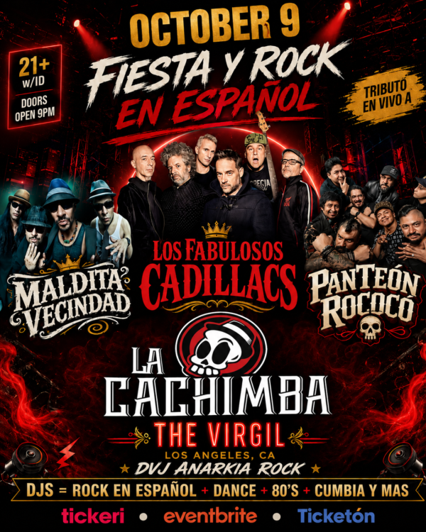 noche de rock en español y baile